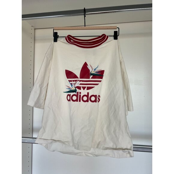 Adidas x Thebe Magugu bird of paradise Loose-Fit Embroidered T-Shirt small - Picture 2 of 8